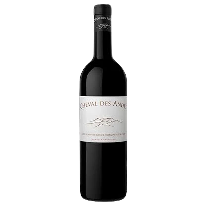 A bottle of 2018 Cheval Des Andes 750ml Red Wine