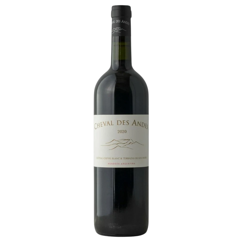 A bottle of 2020 Cheval Des Andes 750ml Red Wine