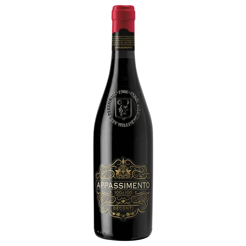 A bottle of 2019 Cielo De'Conti Appassimento 100X100 750ml Red Wine