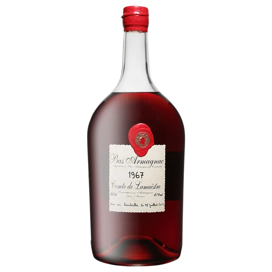 A bottle of Comte De Lamaestre Bas Armagnac 40% 1967 2500mL 2500ml