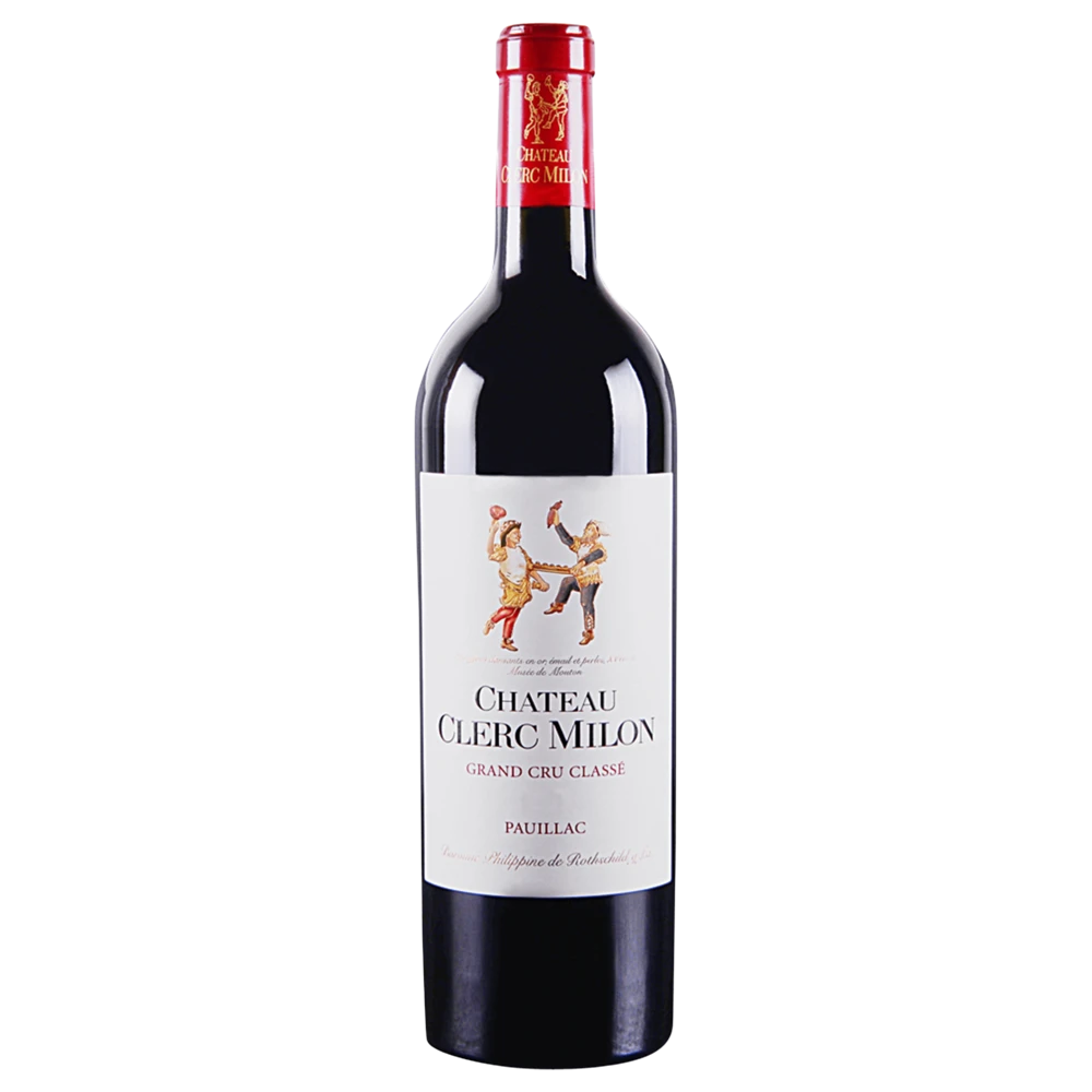 A bottle of 2014 Chateau Clerc Milon 6000ml Red Wine