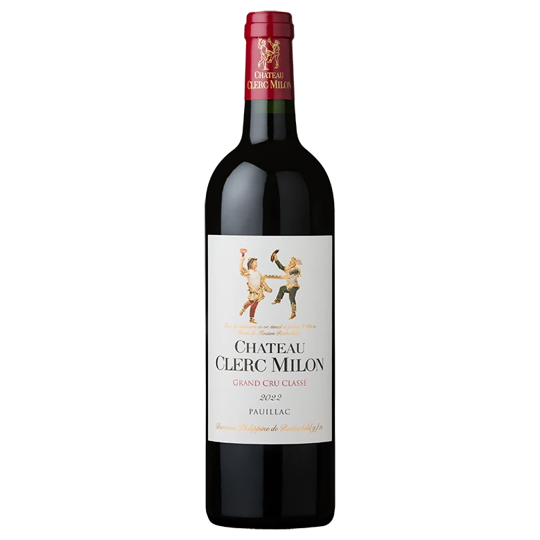 A bottle of 2022 Chateau Clerc Milon 6000ml Red Wine