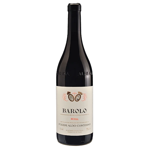 A bottle of 2019 Poderi Aldo Conterno Barolo Bussia DOCG 750ml Red Wine