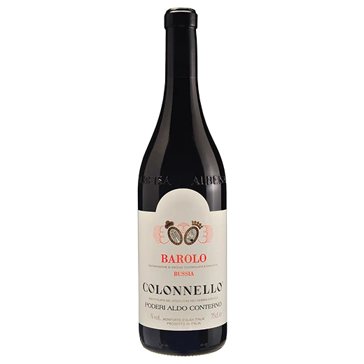 A bottle of 2019 Poderi Aldo Conterno Barolo DOCG Colonnello 750ml Red Wine