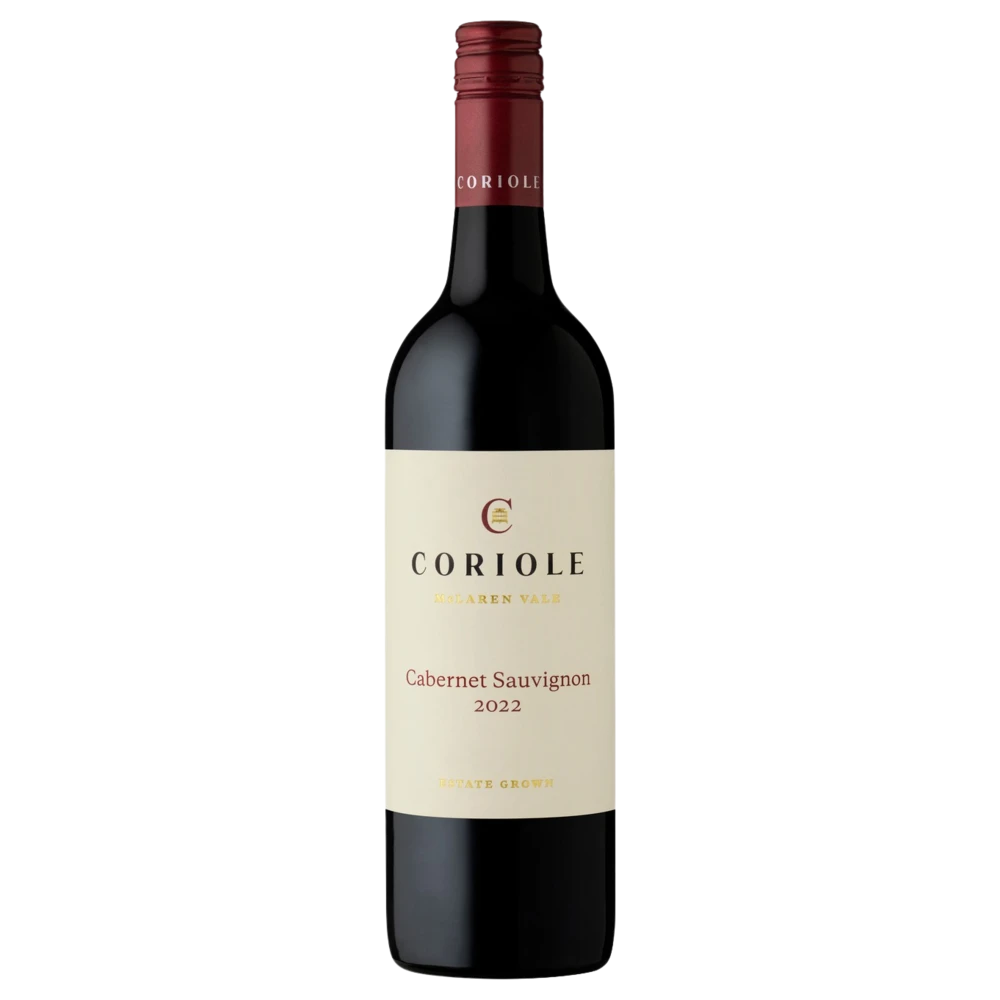 A bottle of 2022 Coriole Estate Cabernet Sauvignon 750ml Red Wine