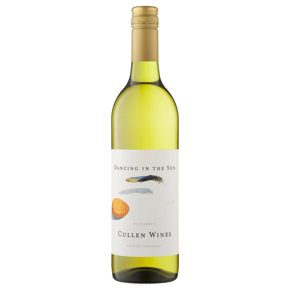 A bottle of 2024 Cullen Dancing In The Sun Sav Blanc Semillon 750ml White Wine