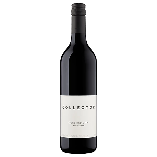 A bottle of 2021 Collector Rose Red City Sangiovese 750ml Red Wine