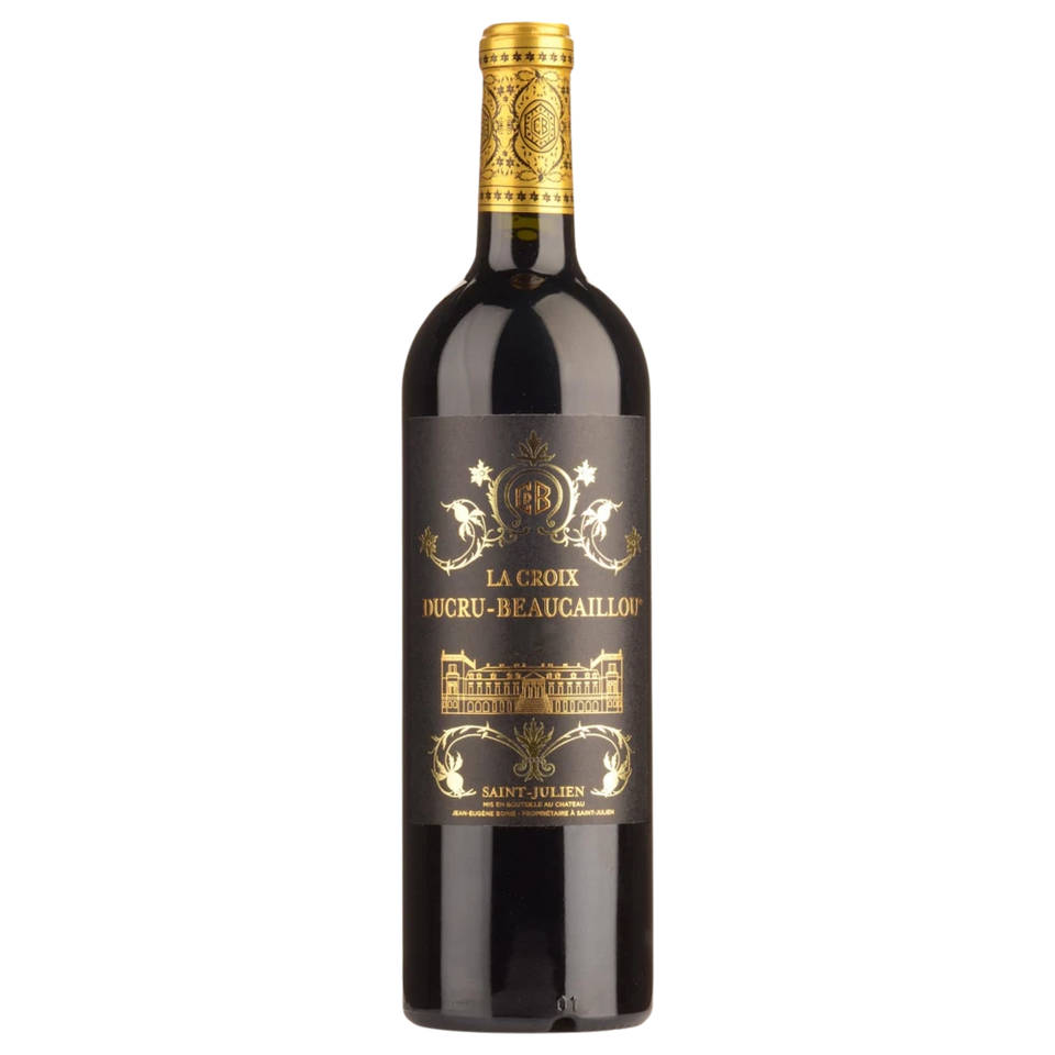 A bottle of 2022 La Croix Ducru Beaucaillou 6000ml Red Wine
