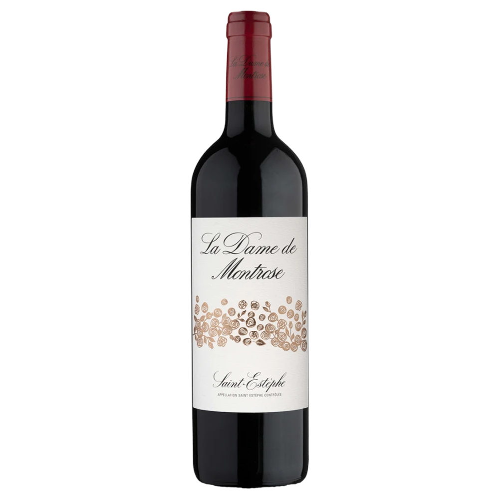 A bottle of 2022 La Dame De Montrose 750ml Red Wine