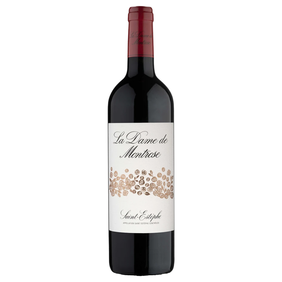 A bottle of 2022 La Dame De Montrose 750ml Red Wine