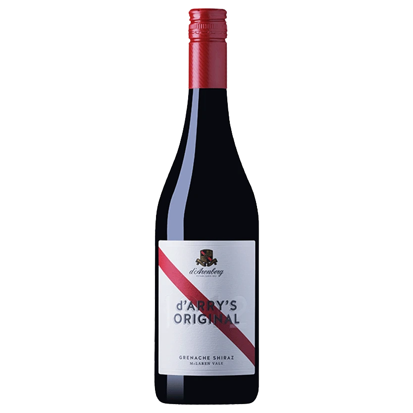 A bottle of 2021 d'Arenberg d'Arrys Original Shiraz Grenache 750ml Red Wine