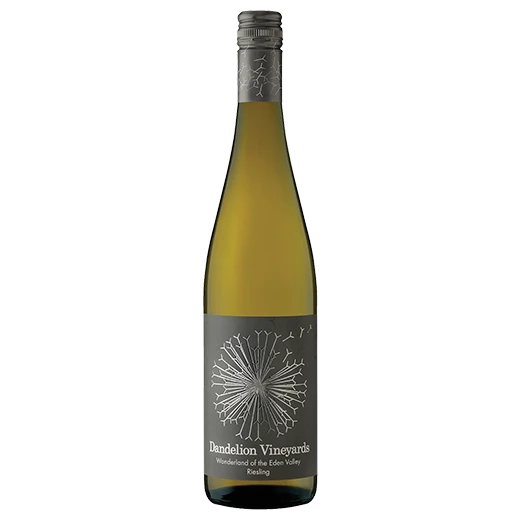 A bottle of 2024 Dandelion Vineyards Wonderland of the Eden Valley Riesling 750ml White Wine