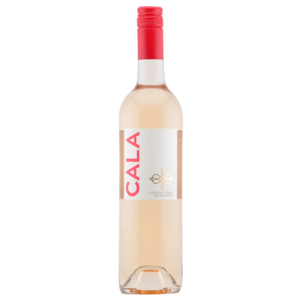 A bottle of Domaine De Cala Classic Rose 2024 750ml Rose Wine