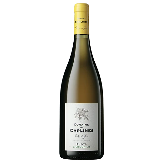 A bottle of 2019 Domaine des Carlines Côtes du Jura 'En Lya' 750ml White Wine