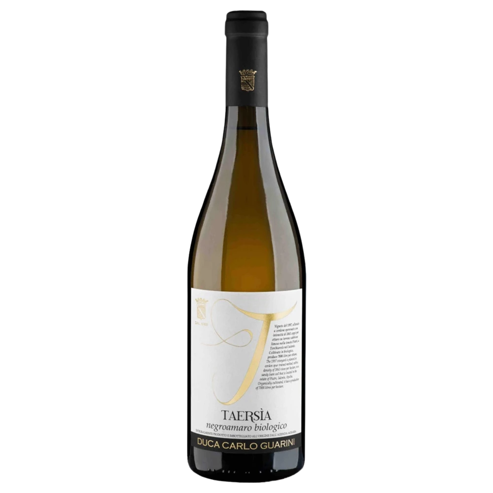 A bottle of 2017 Taersia Negramaro in Bianco igt 750ml Red Wine