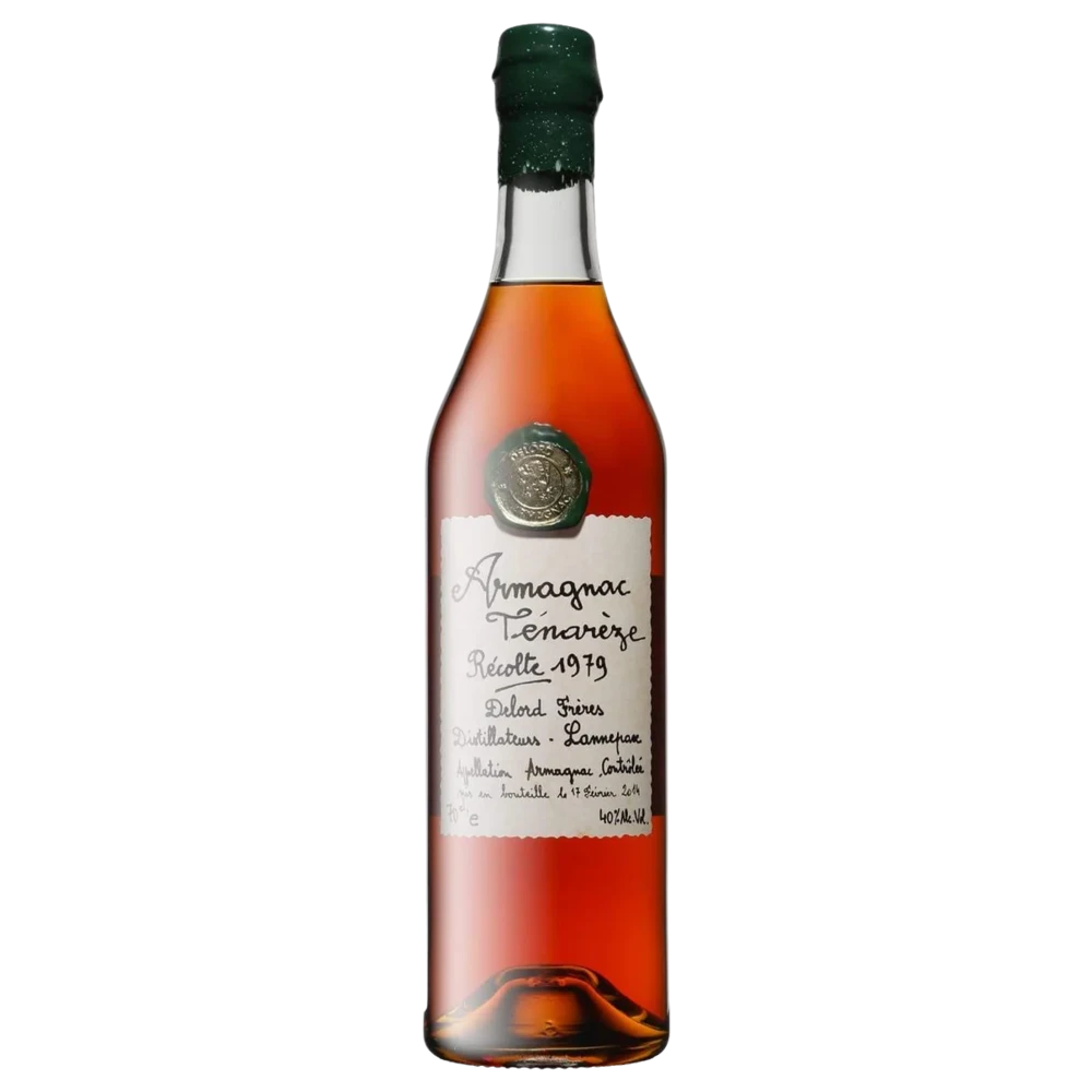 A bottle of 1979 Delord Armagnac Tenareze 40% 700ml