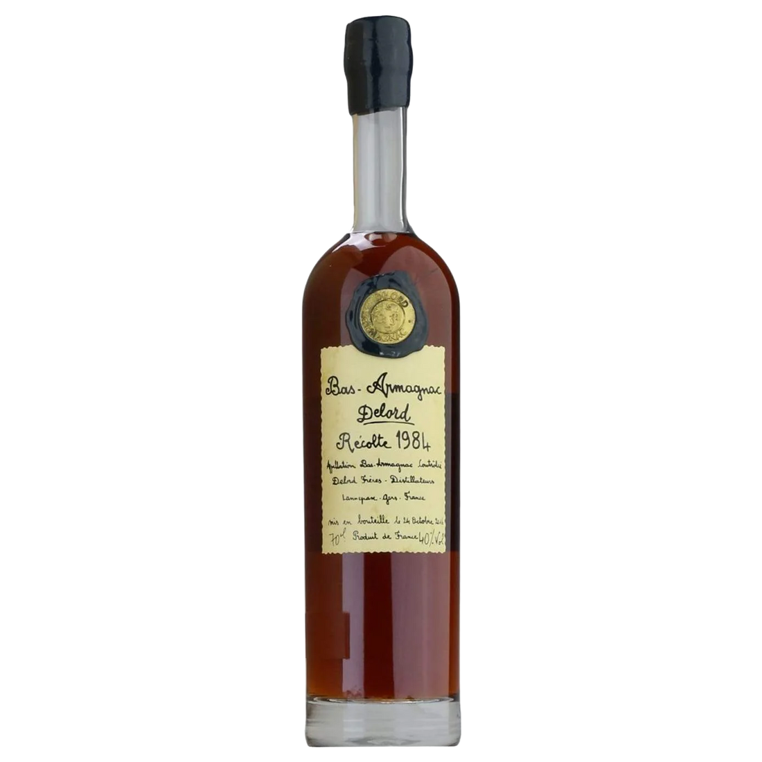 A bottle of 1984 Delord Bas Armagnac 40%  700ml