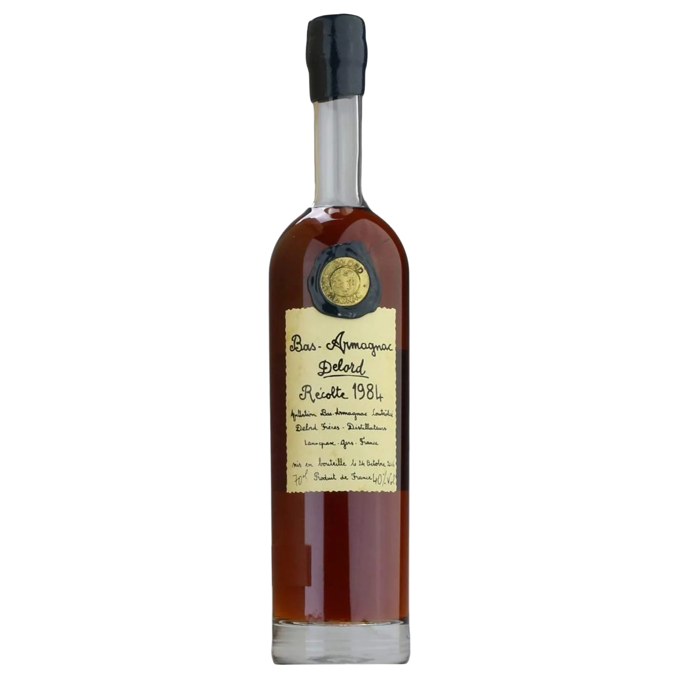 A bottle of 1984 Delord Bas Armagnac 40%  700ml