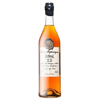 A bottle of Delord XO 10 Years Bas Armagnac 40% 200ml