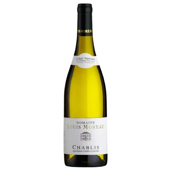 A bottle of 2023 Louis Moreau Chablis 750ml White Wine