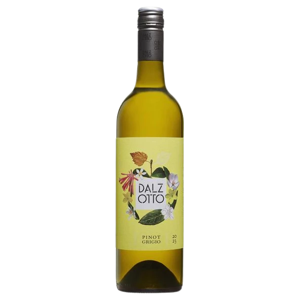 A bottle of 2024 Dal Zotto Pinot Grigio 750ml White Wine