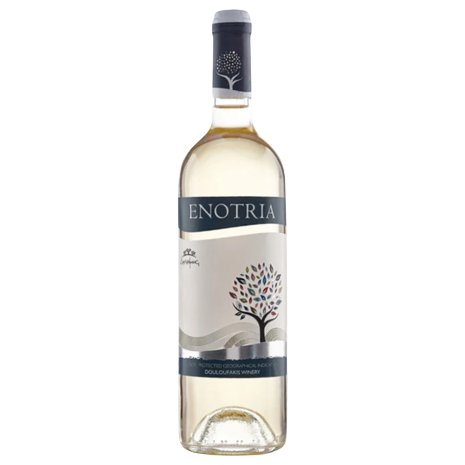 A bottle of 2023 Douloufakis Enotria White 750ml White Wine