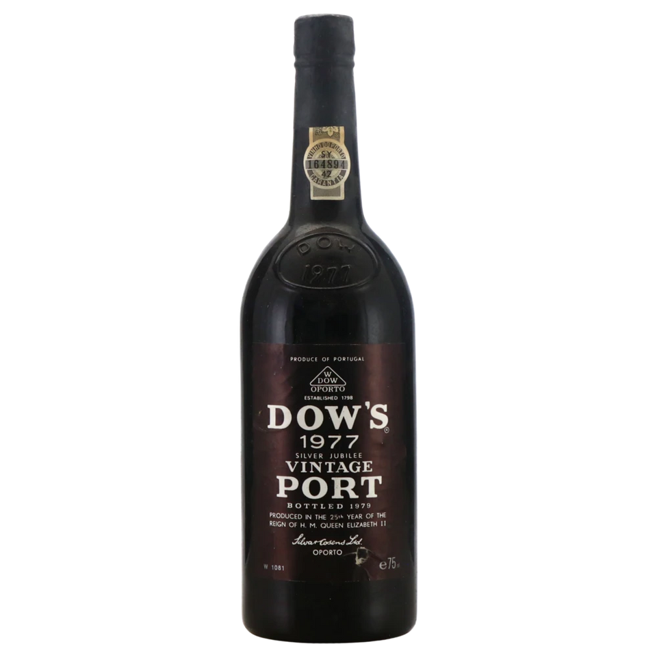 A bottle of Dow's Jubilee Of The Queen 1977 750ml Red Wine