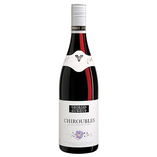 A bottle of 2022 Georges Duboeuf Chiroubles 750ml Red Wine