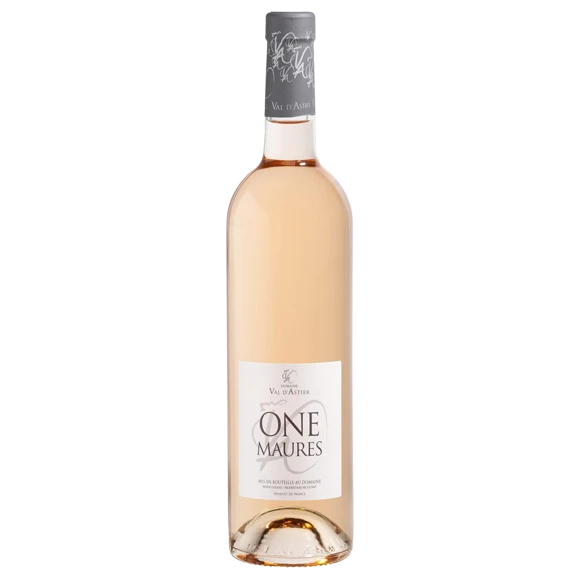 A bottle of Domaine Val D'Astier Cuvée Rose One Maures aoc 2023 750ml Rose Wine