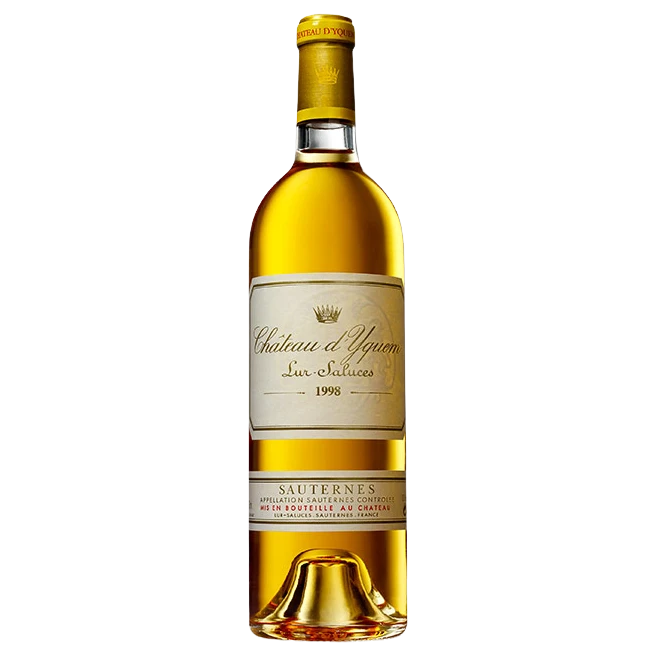 A bottle of 1998 Chateau d'Yquem 1er Grand Cru Classé en 1855 Magnum 1500ml White Wine