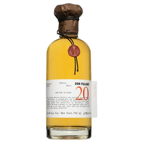 A bottle of Don Fulano Anniversario Tequila 40% 750ml