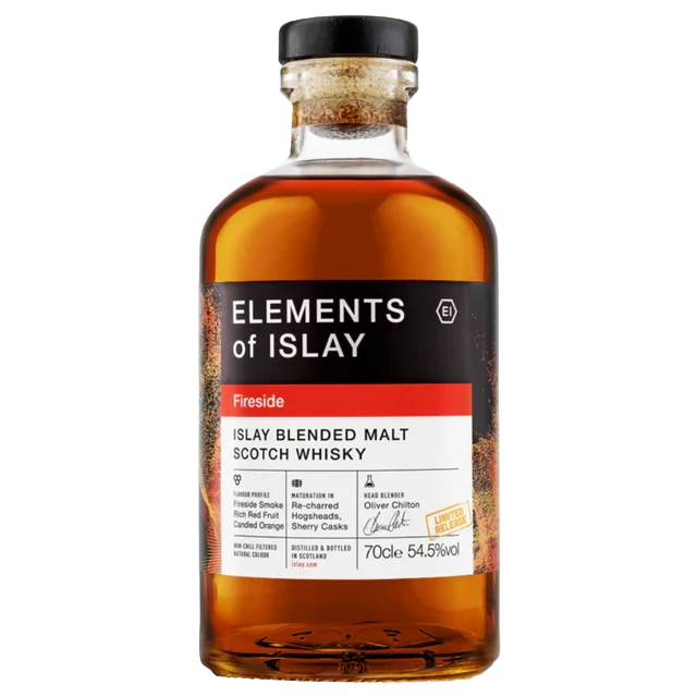 A bottle of Elements of Islay Fireside (Limited Release) 54.5% 700ml