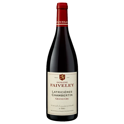 A bottle of 2022 Domaine Faiveley Latricières Chambertin Grand Cru 750ml Red Wine