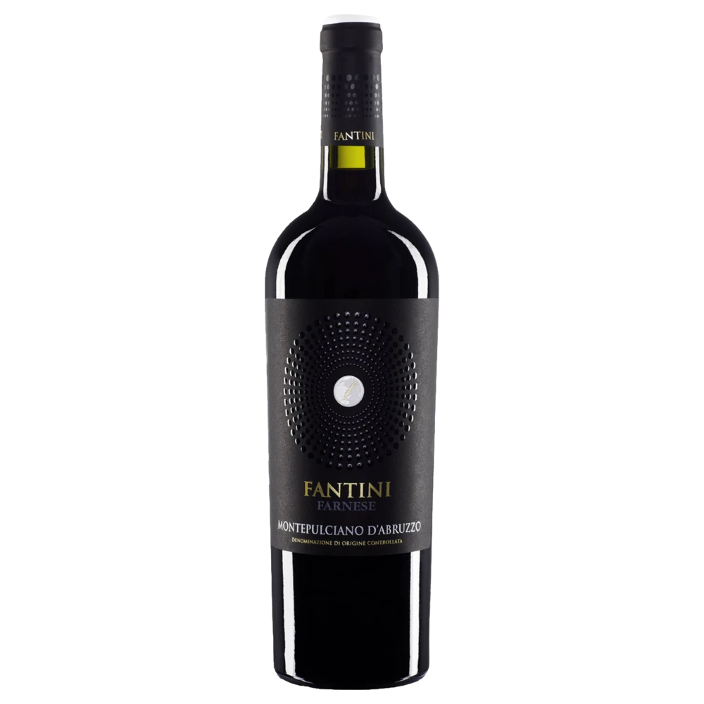 A bottle of Fantini Mont.D'Abruzzo 2019 1500ml Red Wine