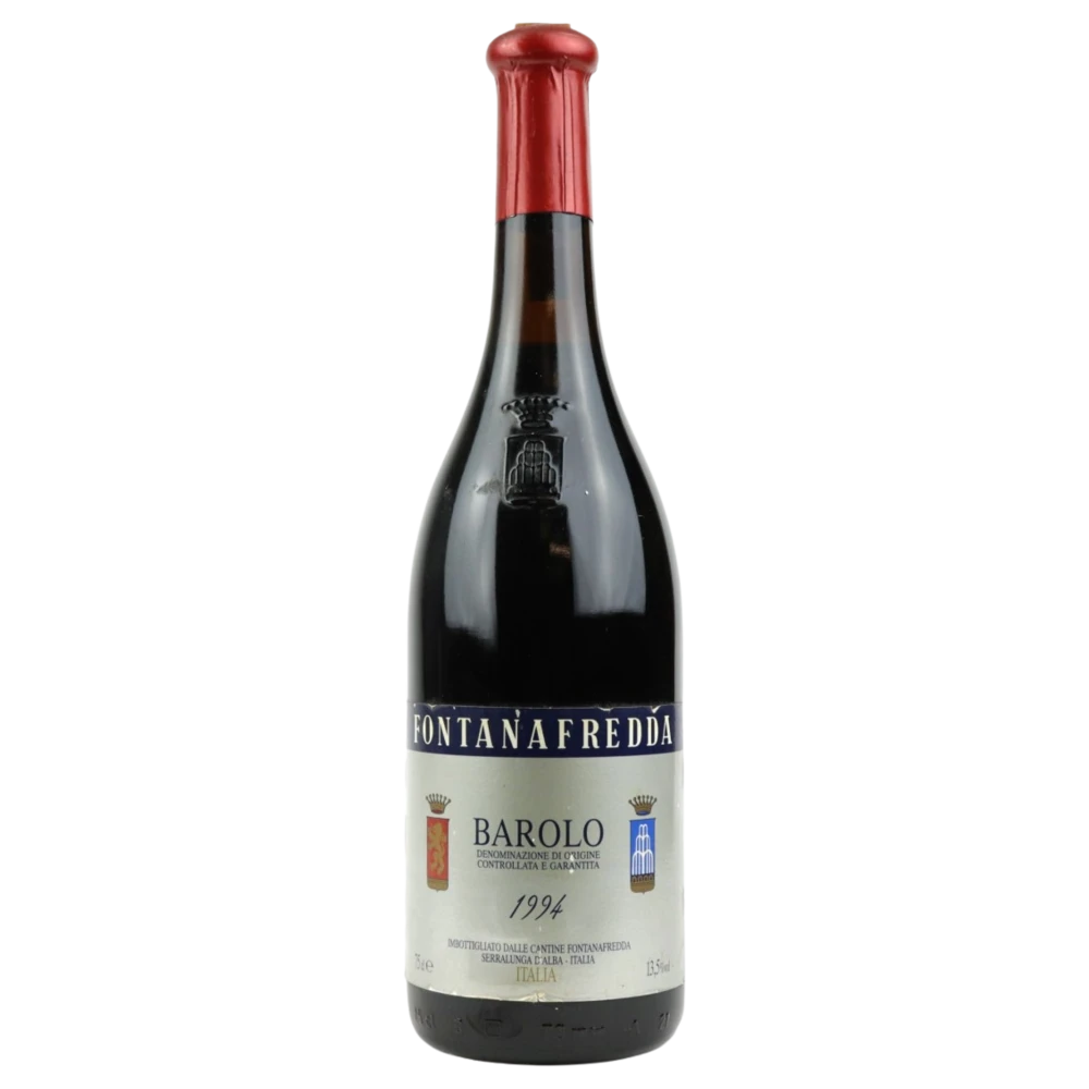 A bottle of 1994 Fontanafredda Barbera D'Alba 750ml Red Wine