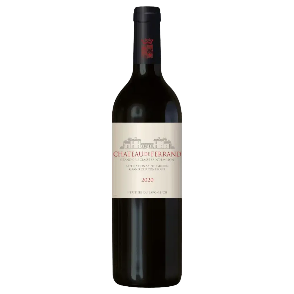A bottle of 2020 Chateau De Ferrand 750ml Red Wine