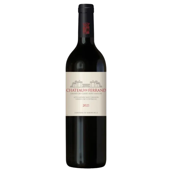 A bottle of 2021 Chateau De Ferrand 750ml Red Wine