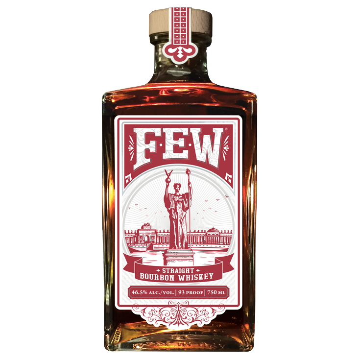 FEW Straight Bourbon Whiskey 46.5% 700ML (ITM334163) single bottle shot