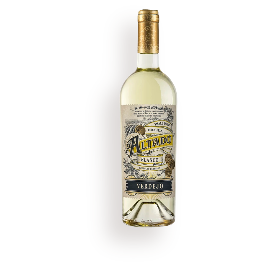 A bottle of Finca Fella Blanco Verdejo Altado 2020 750ml White Wine