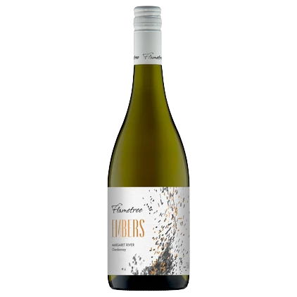A bottle of 2024 Flametree Embers Chardonnay 750ml White Wine
