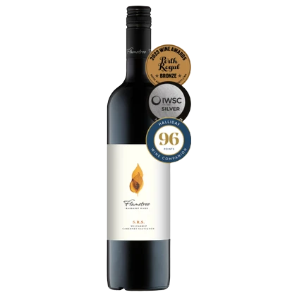A bottle of 2022 Flametree SRS Cabernet Sauvignon 750ml Red Wine