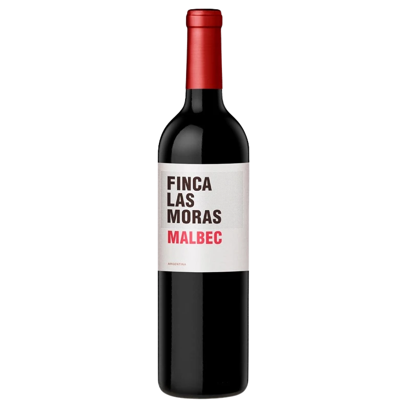 A bottle of 2024 Finca Las Moras Malbec 750ml Red Wine