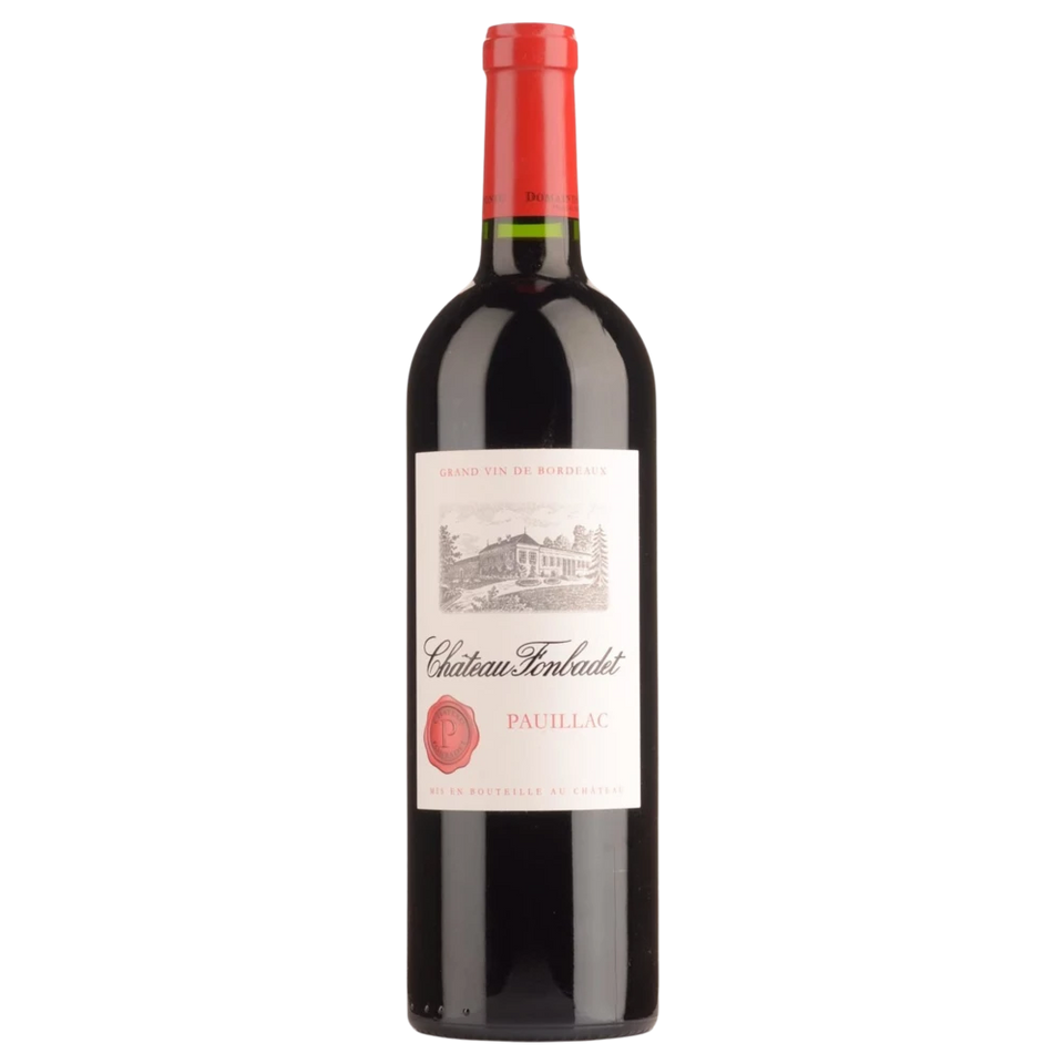 A bottle of 2022 Chateau Fonbadet 750ml Red Wine