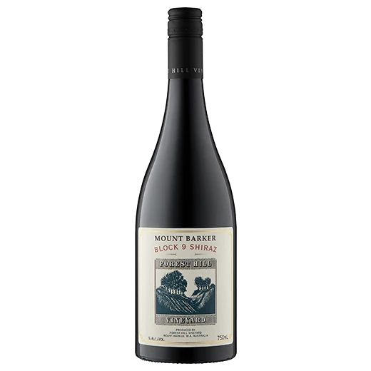 A bottle of 2022 Forest Hill Vineyard Block 9 Shiraz 750ml Red Wine