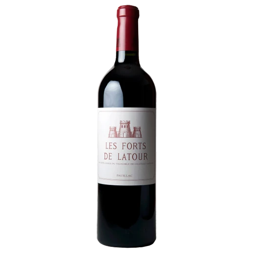 A bottle of 2017 Château Latour Les Forts de Latour 2nd Vin 750ml Red Wine