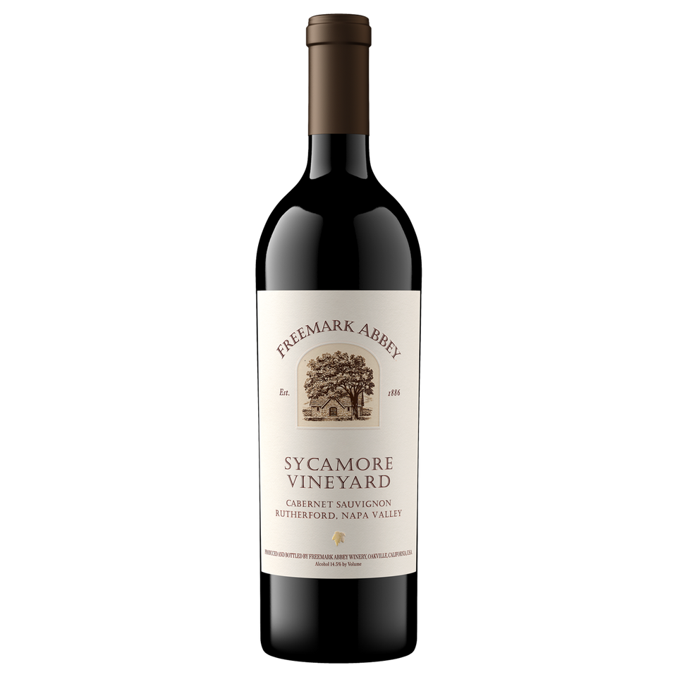 2017 Freemark Abbey Sycamore Cabernet Sauvignon (ITM281474) single bottle shot