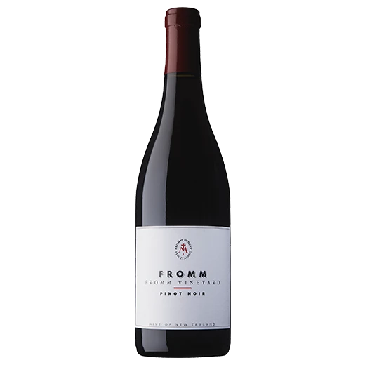 A bottle of 2021 Fromm Vineyard Pinot Noir Australia 750ml Red Wine