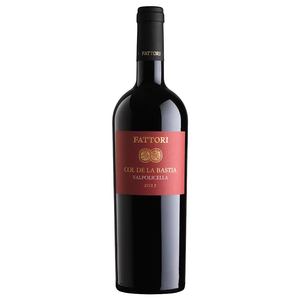 A bottle of 2023 Fattori Valpolicella DOC 'Col De La Bastia' 750ml Red Wine