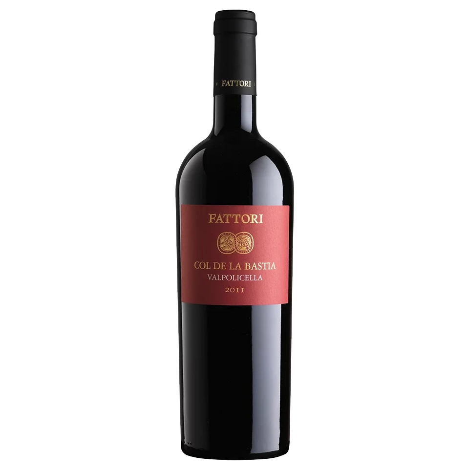A bottle of 2023 Fattori Valpolicella DOC 'Col De La Bastia' 750ml Red Wine