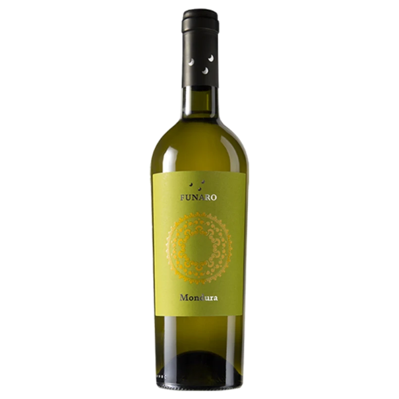 A bottle of Funaro Cataratto Mondura IGP 2023 750ml White Wine